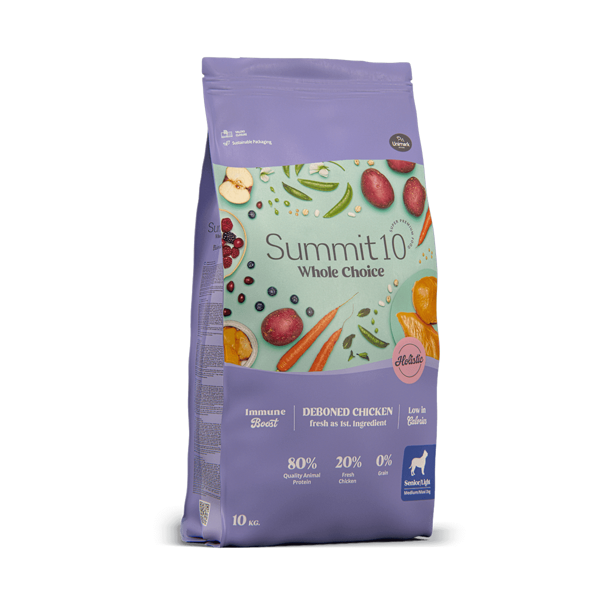 Summit 10 Whole Choice Senior Pollo
